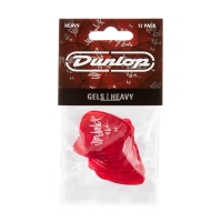 Dunlop Gels Red Heavy plektra.