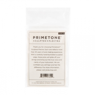 Primetone Standard Grip 0,73mm -plektrapussi takaa.