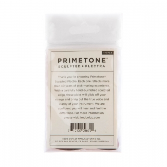 Primetone Standard Grip 2.50mm -plektrapussi takaa.