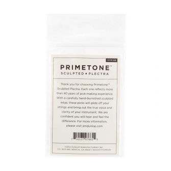 Primetone Standard Smooth 0.88mm plektrapussi takaa.