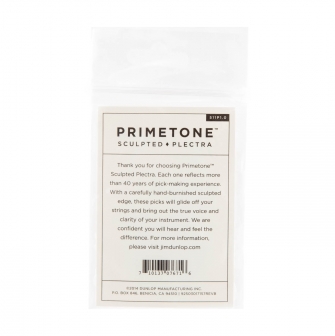 Primetone Standard Smooth 1.00mm plektrapussi takaa.