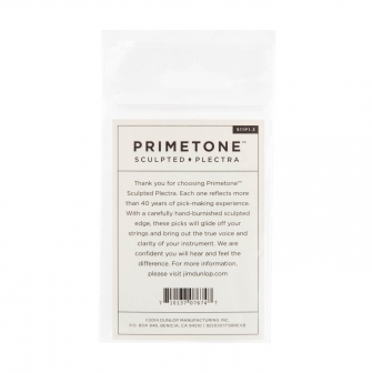 Primetone Standard Smooth 1.30mm plektrapussi takaa.