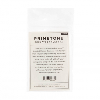 Primetone Triangle Smooth 1.50mm plektrapussi takaa.