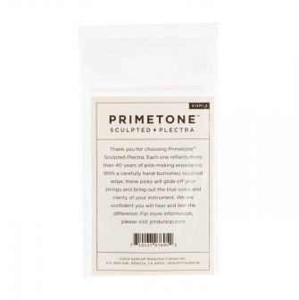 Primetone Semi Round Smooth 1.30mm plektrapussi takaa.