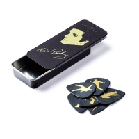 Dunlop Elvis Portrait Series plektrat tinalaatikossa
