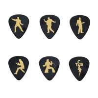 Dunlop Elvis Portrait Series plektrat tinalaatikossa