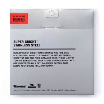 Dunlop Super Bright 45-105 Nickel Wound