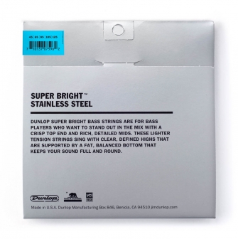 Dunlop Super Bright 45-125 Stainless Steel