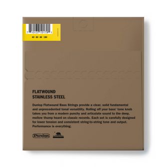 Dunlop Flatwound Bass 40-100