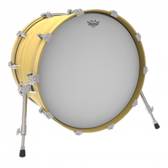 Remo 22" Ambassador Smooth White bassokalvo