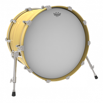 Remo 18" Ambassador Smooth White bassokalvo