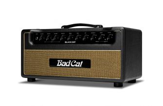 Bad Cat Black Cat Head kitaranuppi vasemmalta.