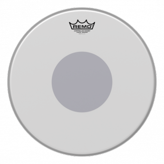 Remo 14" Emperor Coated Black Dot -virvelikalvo