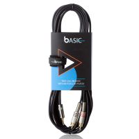 Bespeco TRS 3,5mm - 2xRCA kaapeli, 150cm.