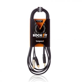 Bespeco TRS 3,5mm jakki - 2xRCA.
