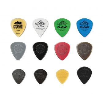 Dunlop SHRED soittolehtilajitelma