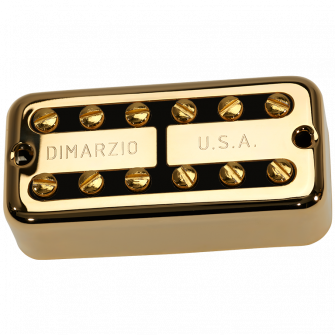 DiMarzio New'Tron Neck, Gold/Black DP291GBK.