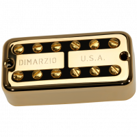 DiMarzio New'Tron Bridge, Gold/Black DP292FGBK.