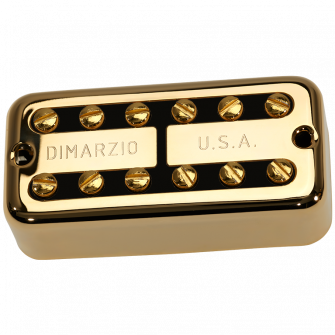 DiMarzio PAF'Tron Neck, Gold/Black DP293GBK.