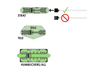DiMarzio quick connect kytkentäopas.