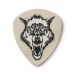 Dunlop 0,88 mm Hetfield White Fang -plektra takaa.