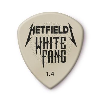 Dunlop 1.40 mm Hetfield White Fang -plektrat, 6kpl.