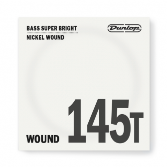 Dunlop 145 XL Tapered basson irtokieli, Super Bright Nickel.