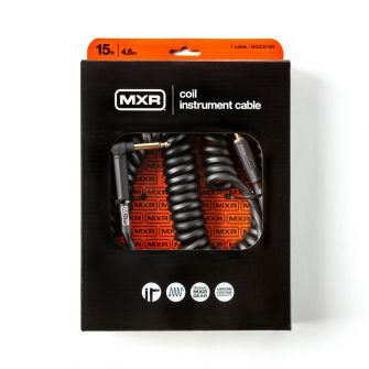 MXR Coil 3m kierrejohdon pakkaus.