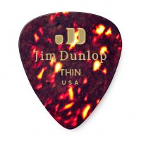 Dunlop Celluloid Shell Thin -plektra, 72kpl.