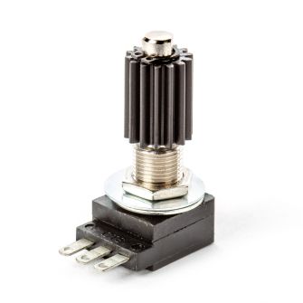 Dunlop ECB424A Cry Baby potikka kulmasta kuvattuna.