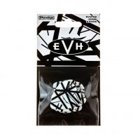 Dunlop EVH White with Black Stripes plektralajitelma.