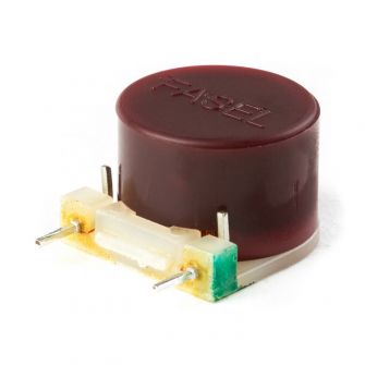 Dunlop Crybaby Fasel Inductor Red kulmasta kuvattuna.