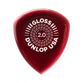 Dunlop Flow Gloss 2mm plektra takaa.