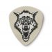 Dunlop 0,73mm Hetfield White Fang -plektra takaa.