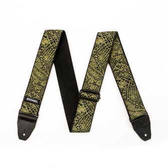 Dunlop Jacquard Serpentine kitarahihna avattuna.