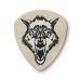 Metallica James Hetfield White Fang plektra 1.00mm takaa kuvattuna.