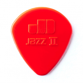 Dunlop Jazz II Nylon -plektrat (punainen), 24kpl.