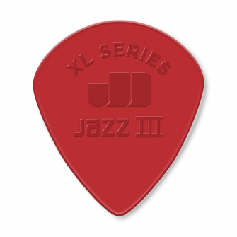 Dunlop Jazz III XL Nylon -plektrat (punainen), 24kpl.