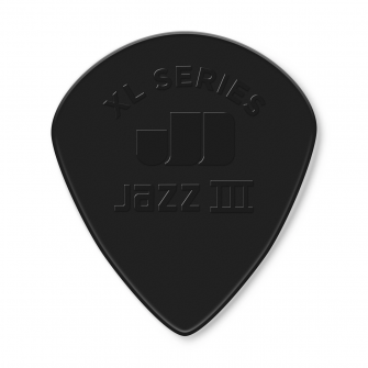 Dunlop Jazz III XL Stiffo -plektrat (musta), 24kpl.