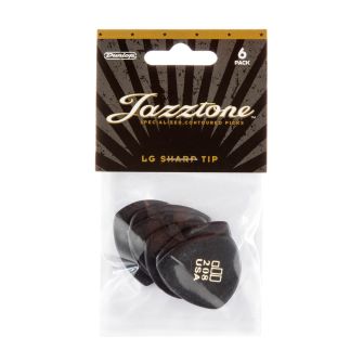 Dunlop Jazztone Large Point tip 208 -plektrat, 6kpl