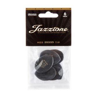 Dunlop Jazztone Medium Tip 206 -plektrat, 6kpl 477P206.