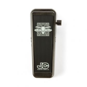 Dunlop JC95 Jerry Cantrell Firefly Steel Wah-pedaali yläpuolelta.