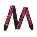 Dunlop Jimi Hendrix Blacklight Monterey Pink hihna avattuna.