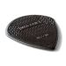 Dunlop Max-Grip Jazz III XL Stiffo -plektra kulmasta kuvattuna.
