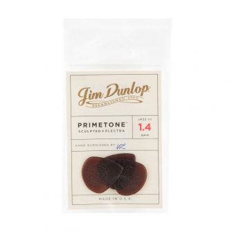 Dunlop Primetone Jazz III Grip Pick -plektrat, 3kpl.