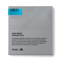 Dunlop Super Bright Steel 45-125 Medium Scale basson kielet.