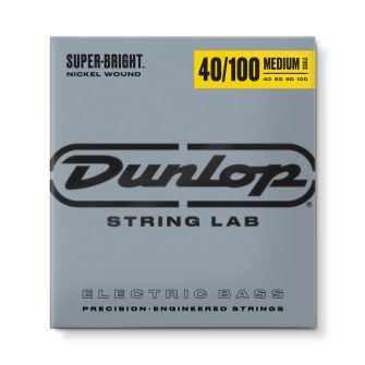 Dunlop Super Bright Nickel 40-100 Medium Scale basson kielet.