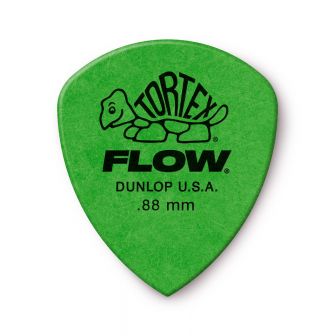 Dunlop Tortex Flow Standard -plektra, 0.88mm.