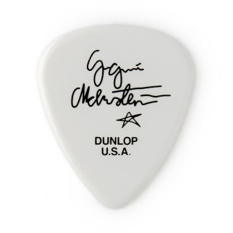 Dunlop Yngwie Malmsteen 1.5mm -plektra takaa.