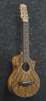 Ibanez EWP14WB-OPN Piccolo-kitara kulmasta kuvattuna.